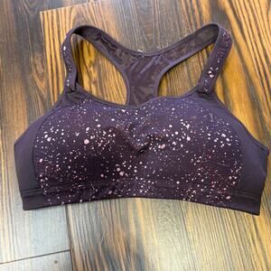 Syrokan Sports Bra Adjustable High impact Padded Racerback Running Bra Size 40C